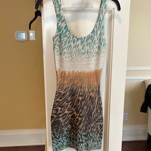 Guess by Marciano Shimmering Cream dress